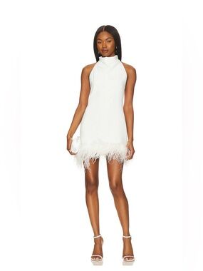 Amanda Uprichard Lunaria Dress in Ivory Size Medium